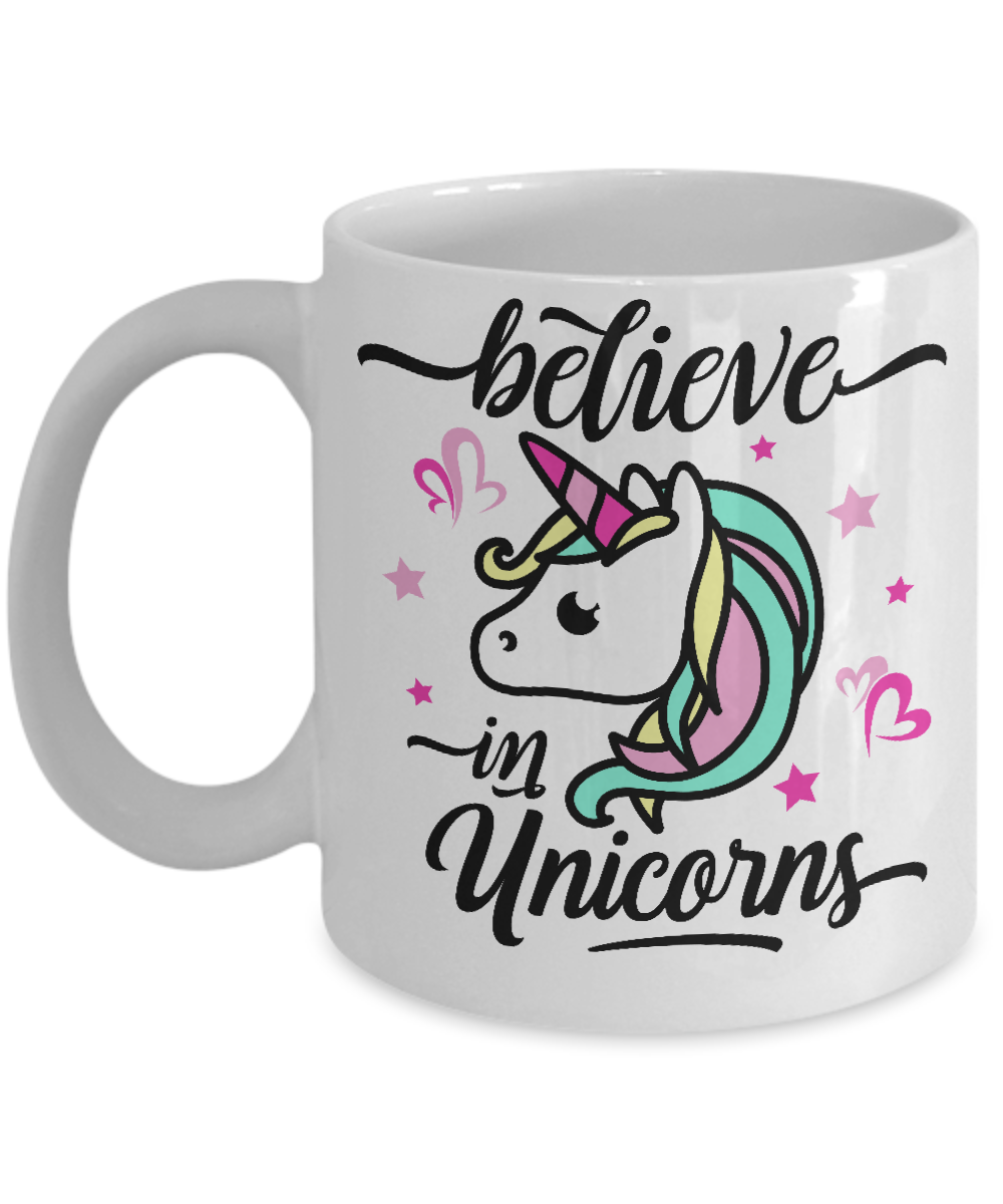 Before And After Coffee Unicorn Coffee Mug Funny Mythical Creature