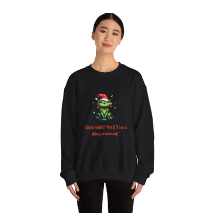 Christmas Cat Sweatshirt-Christmas Crewneck-Funny Cute Cat Sweater