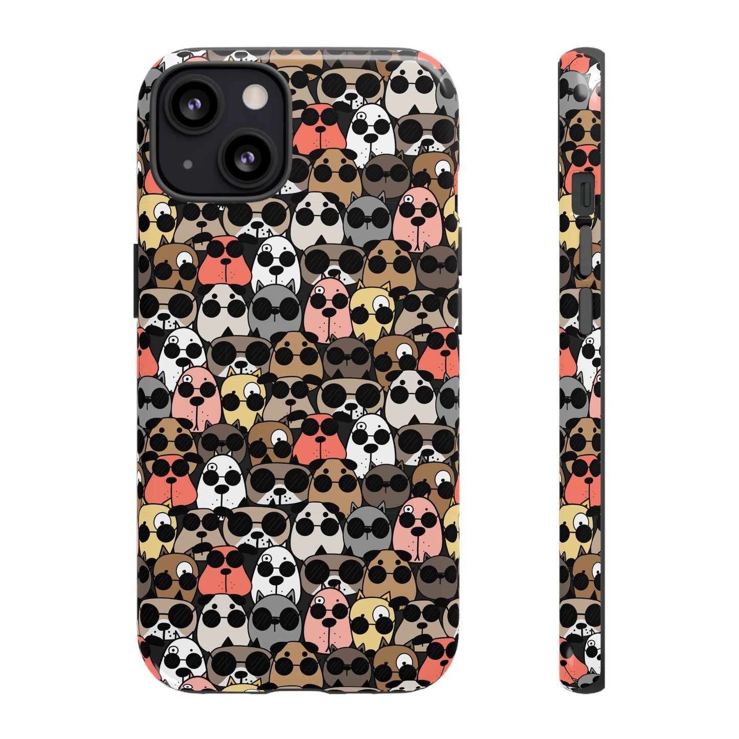 Dog Phone Case - Cute Dog Design - Tough Cases