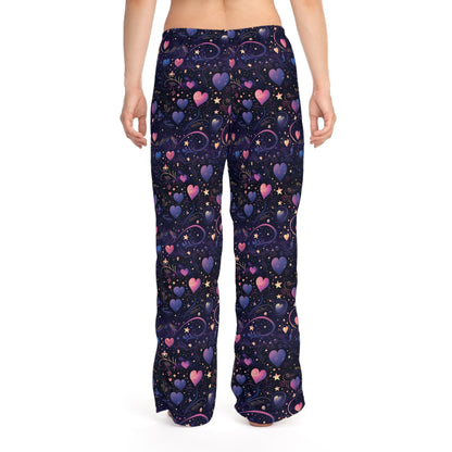 Blue Celestial Women's Pajama Pants, Galaxy Loungewear