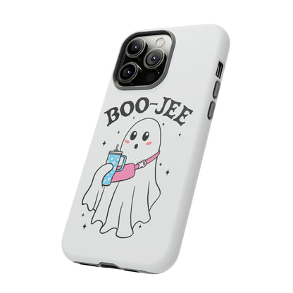 Boo Jee Ghost Phone Case, Halloween Cell Phone Case, Cute iPhone 15 Case