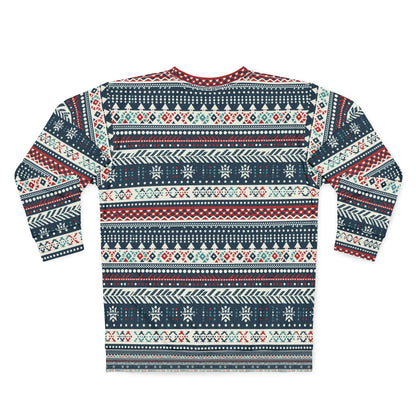 Fair Isle Christmas Sweatshirt for Men Christmas Sweatshirt for Grandpa Christmas Sweater Holiday Apparel