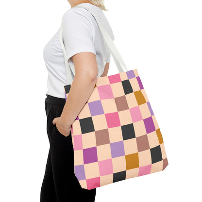 Checkered Tote Bag (AOP)