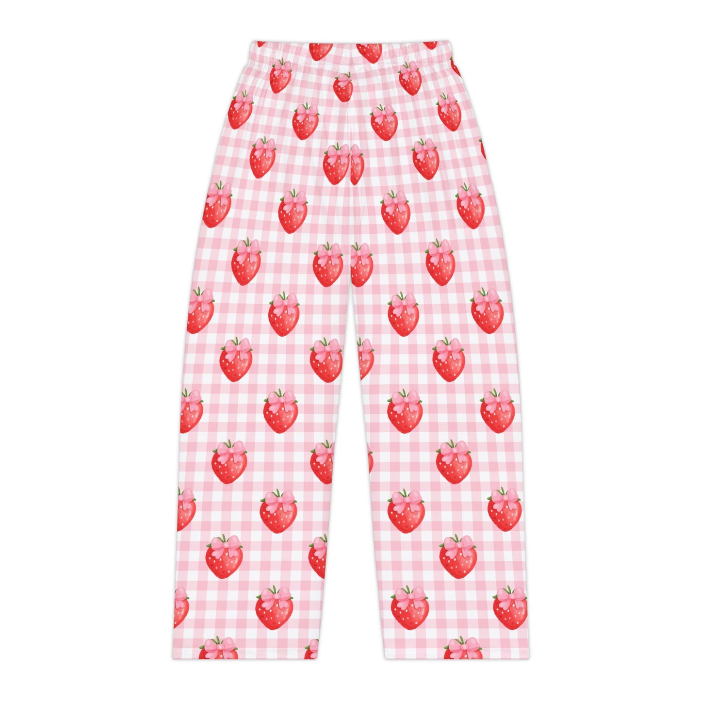 Strawberry Coquette Women's Pajama Pants, Flirty Loungewear