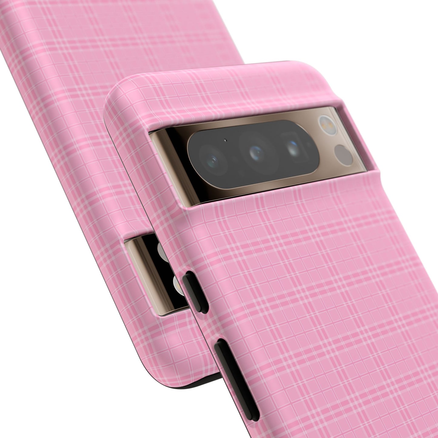 Pink Plaid Phone Case Pink Checkered Cell Phone Case