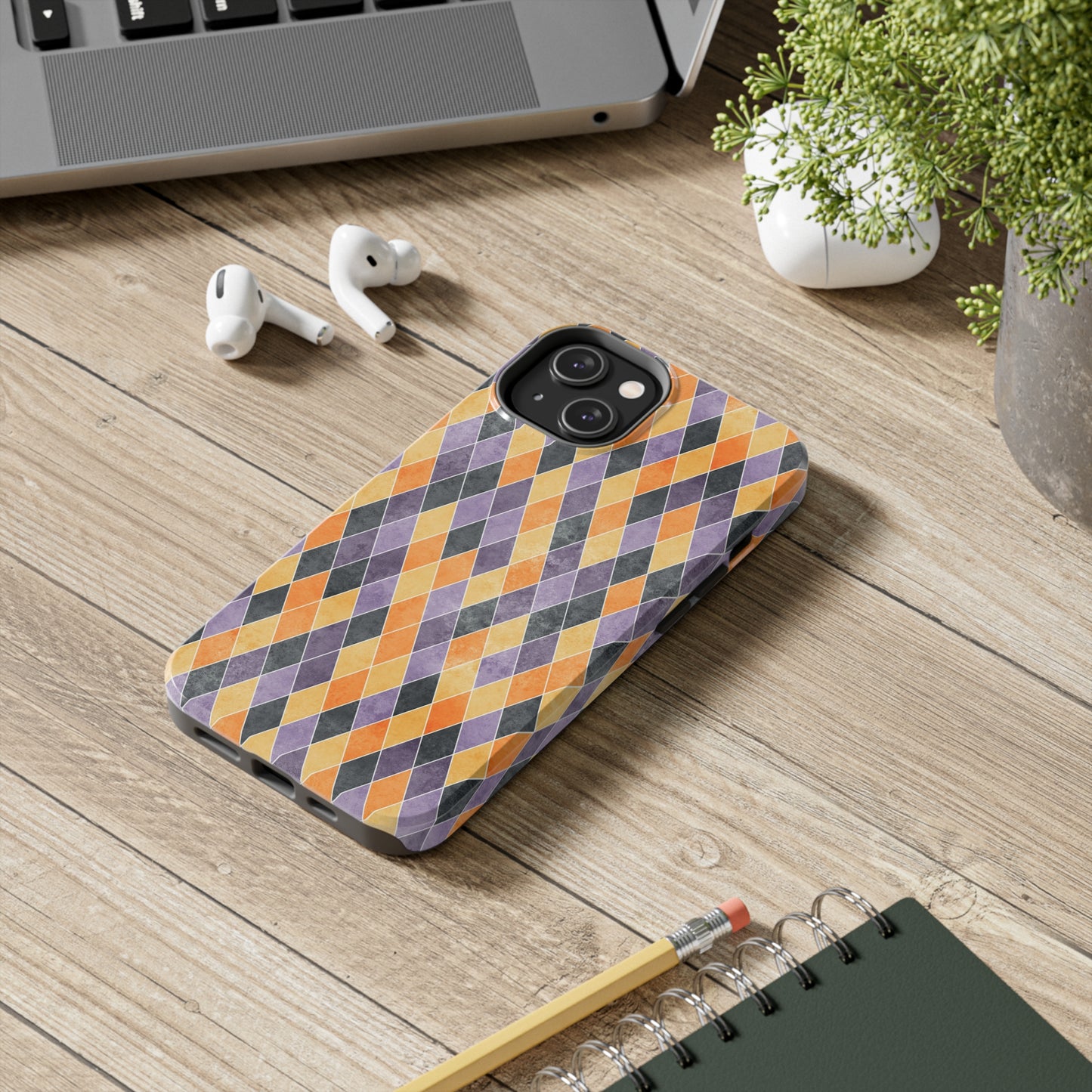 Geometric Cell Phone Case Colorful iPhone Case, Cute Cool Phone Case