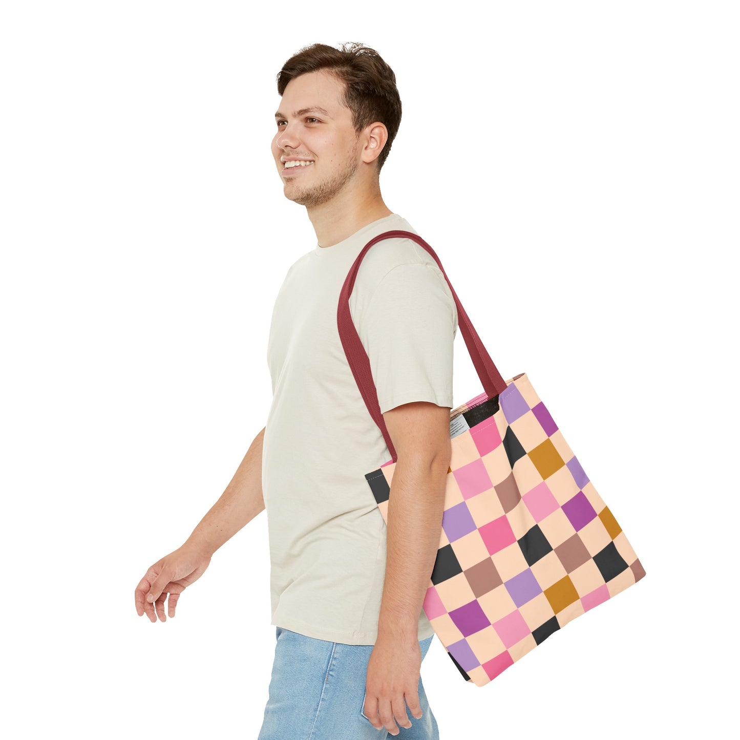 Checkered Tote Bag (AOP)