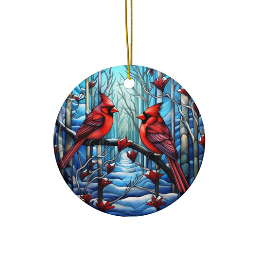 Ceramic Ornament - Cardinal Christmas Ornament-Christmas Decor