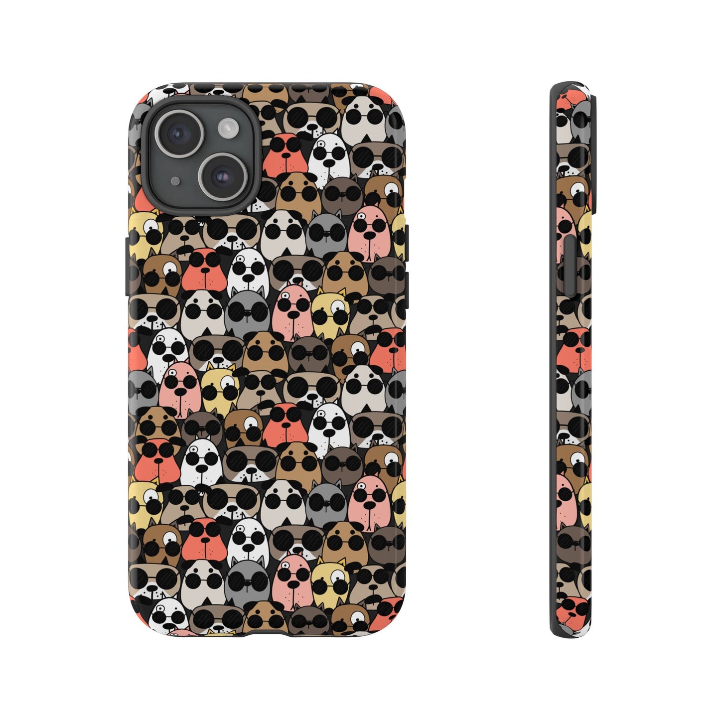 Dog Phone Case - Cute Dog Design - Tough Cases