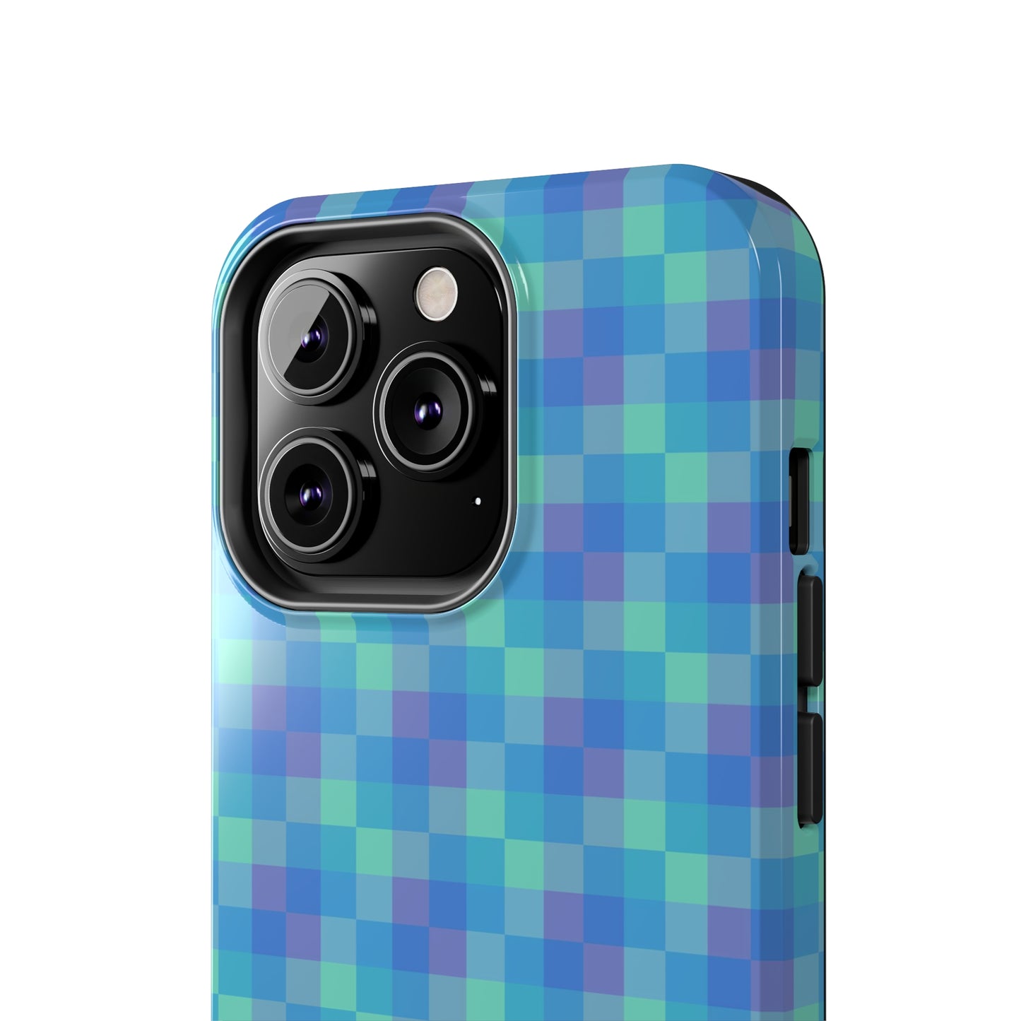 Blue Abstract Tough Phone Case, Cute Cool Trendy Biodegradable Phone Case