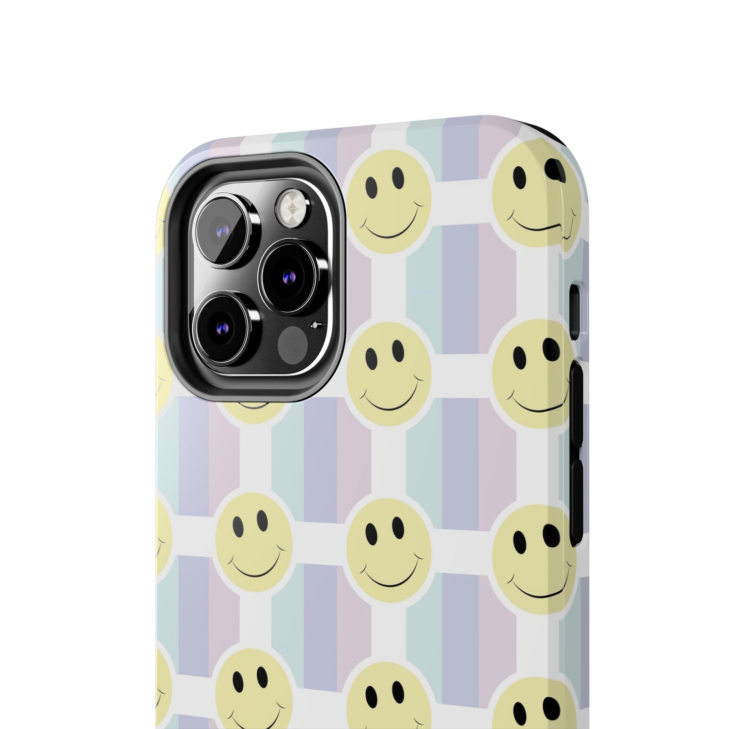 Smiley Face Retro Tough Phone Case, Cute Cool Trendy Biodegradable Phone Case