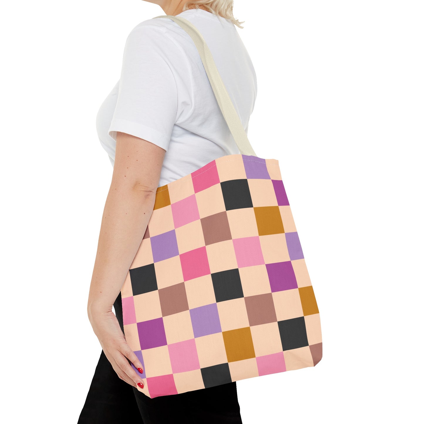 Checkered Tote Bag (AOP)