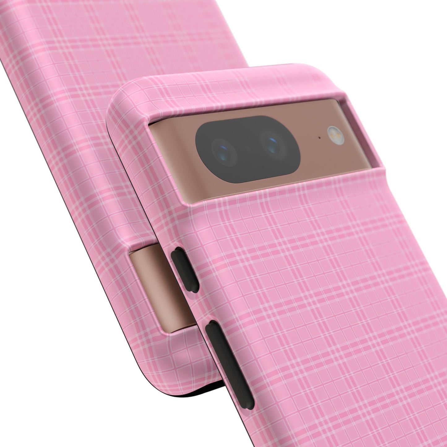 Pink Plaid Phone Case Pink Checkered Cell Phone Case