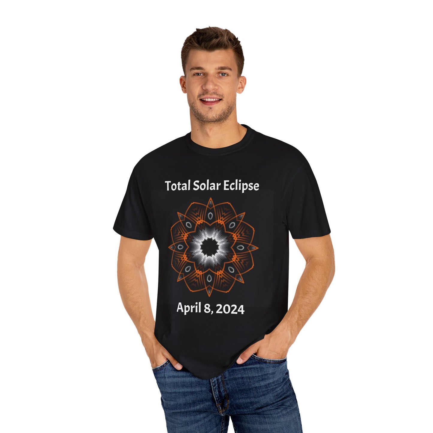 Mandala Total Eclipse Shirt- Total Solar Eclipse T-shirt, Habensens