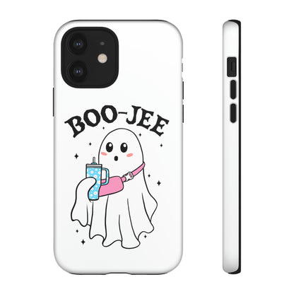 Boo Jee Ghost Phone Case, Halloween Cell Phone Case, Cute iPhone 15 Case