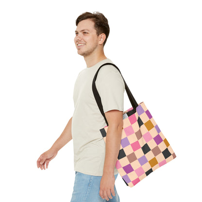 Checkered Tote Bag (AOP)