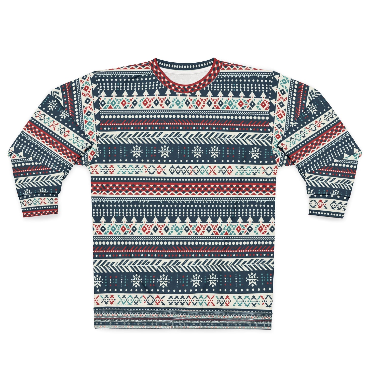 Fair Isle Christmas Sweatshirt for Men Christmas Sweatshirt for Grandpa Christmas Sweater Holiday Apparel