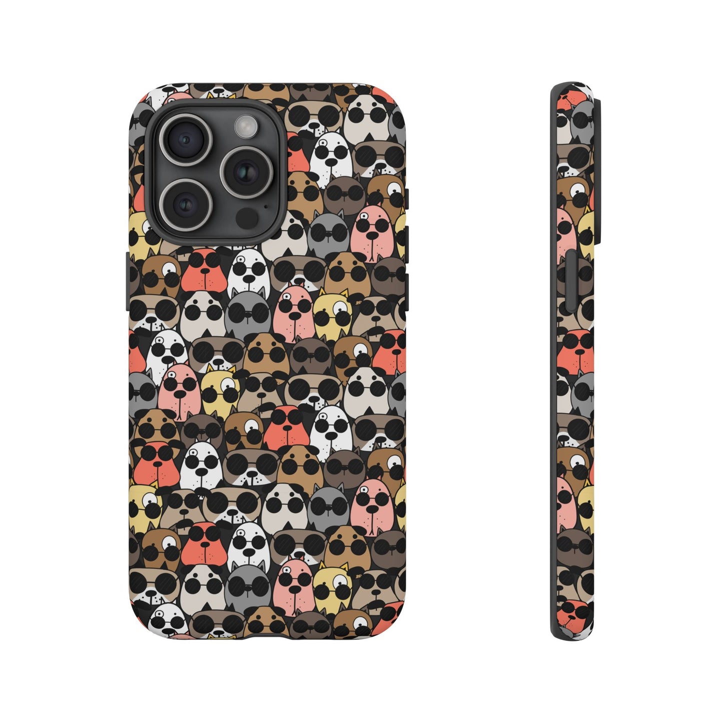 Dog Phone Case - Cute Dog Design - Tough Cases