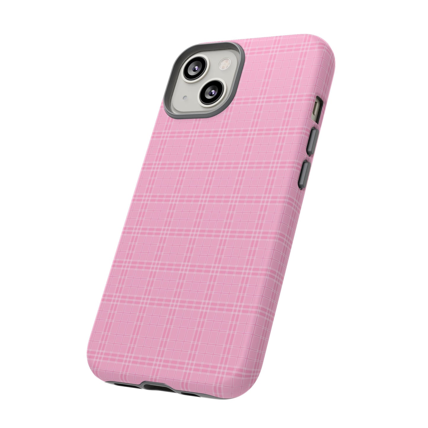 Pink Plaid Phone Case Pink Checkered Cell Phone Case