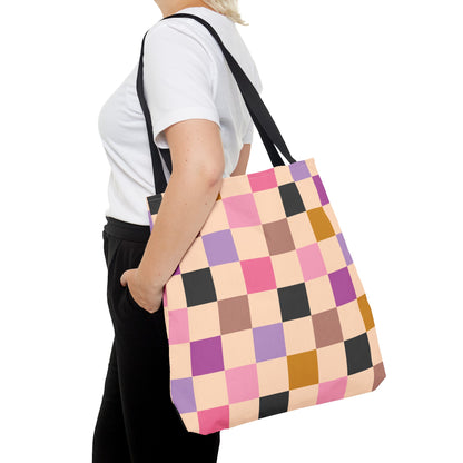 Checkered Tote Bag (AOP)