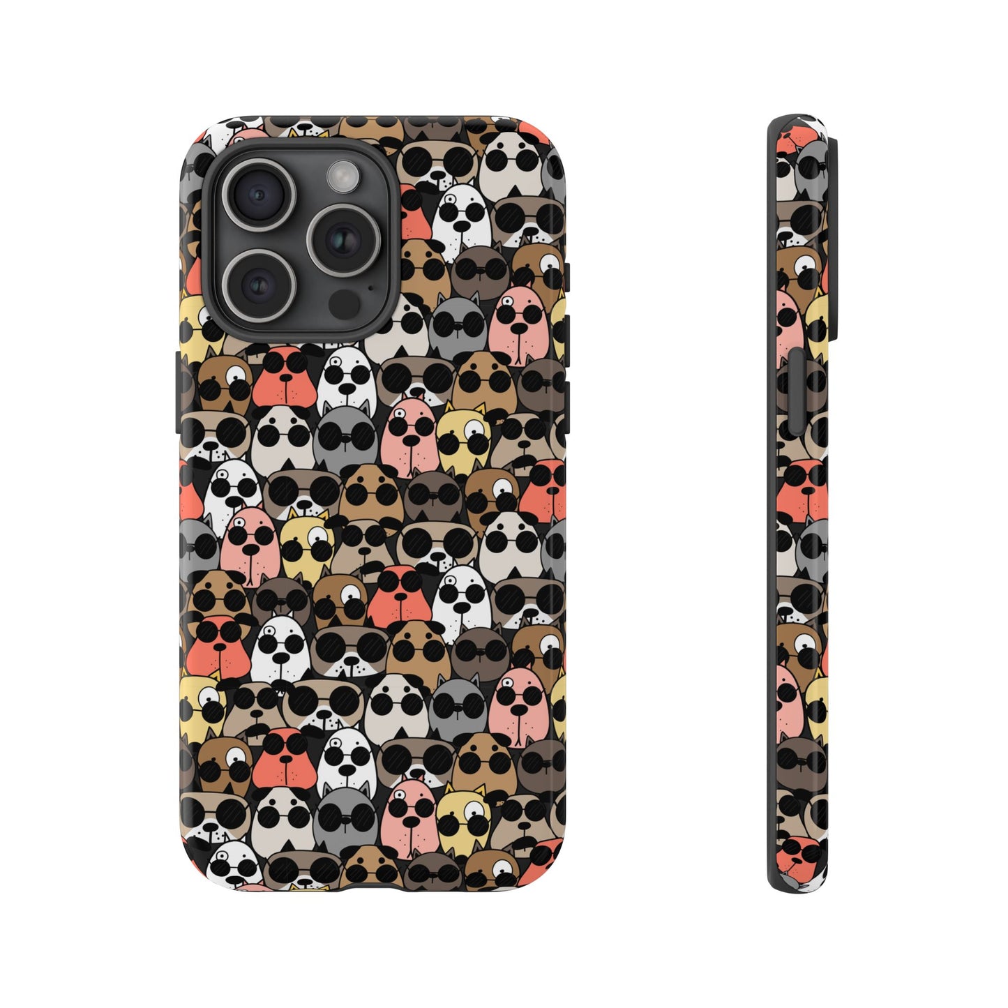 Dog Phone Case - Cute Dog Design - Tough Cases