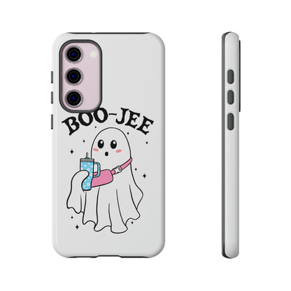 Boo Jee Ghost Phone Case, Halloween Cell Phone Case, Cute iPhone 15 Case