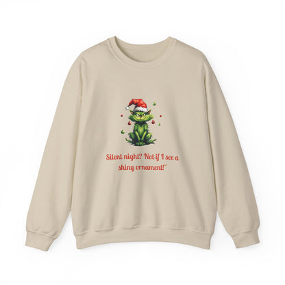 Christmas Cat Sweatshirt-Christmas Crewneck-Funny Cute Cat Sweater