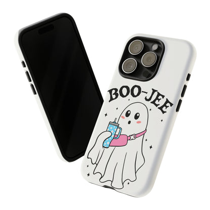 Boo Jee Ghost Phone Case, Halloween Cell Phone Case, Cute iPhone 15 Case