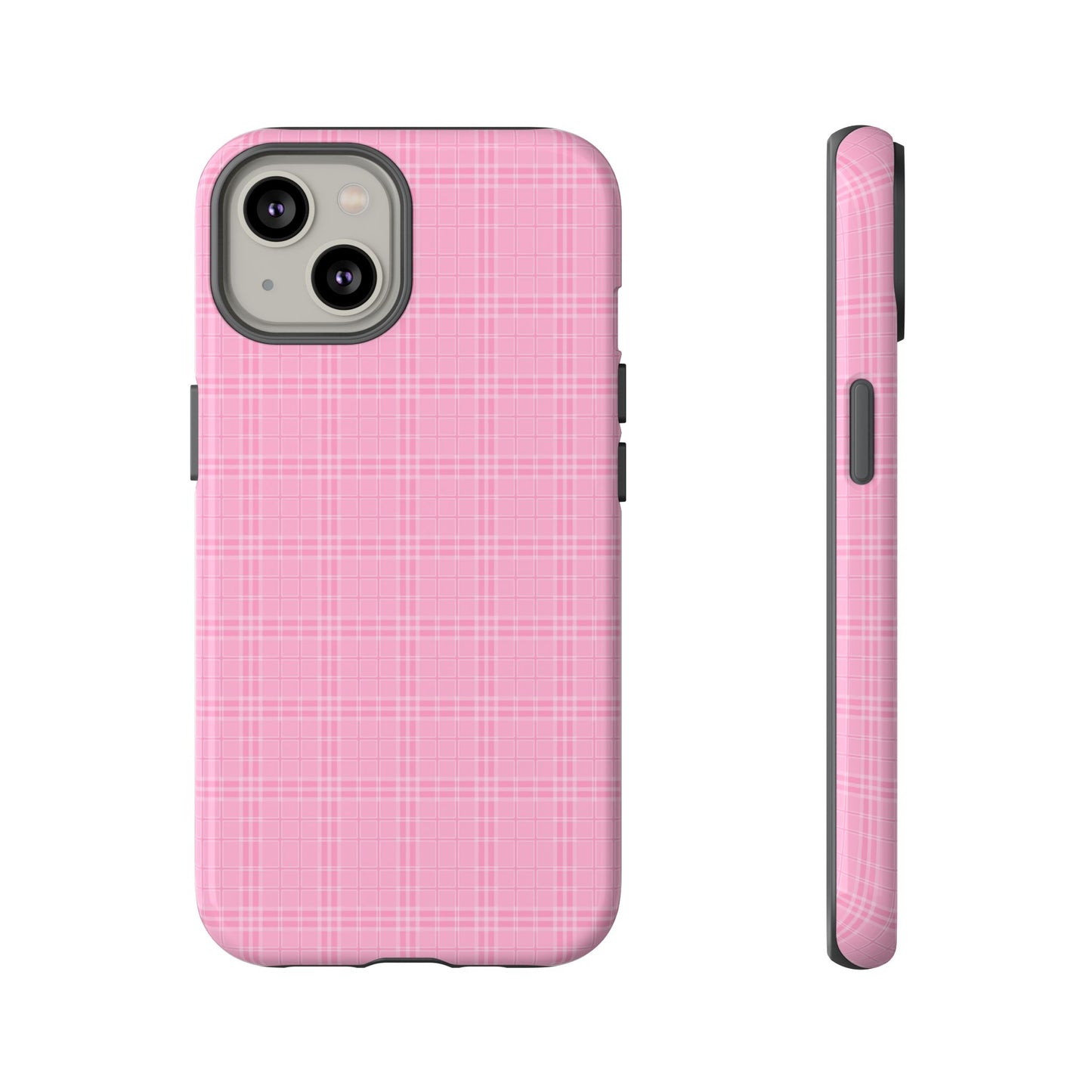 Pink Plaid Phone Case Pink Checkered Cell Phone Case