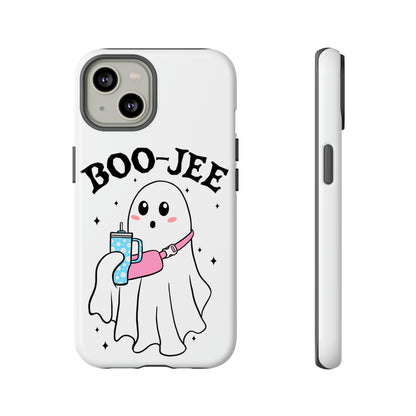 Boo Jee Ghost Phone Case, Halloween Cell Phone Case, Cute iPhone 15 Case