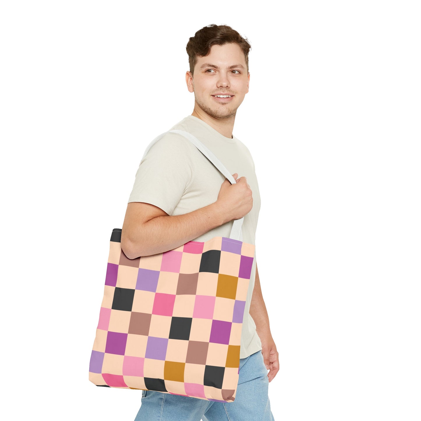 Checkered Tote Bag (AOP)