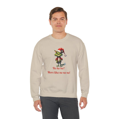 Funny Christmas Cat Crewneck Sweatshirt Cat Sweater Holiday Sweatshirt