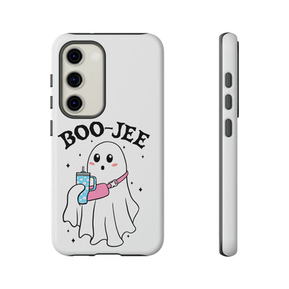 Boo Jee Ghost Phone Case, Halloween Cell Phone Case, Cute iPhone 15 Case