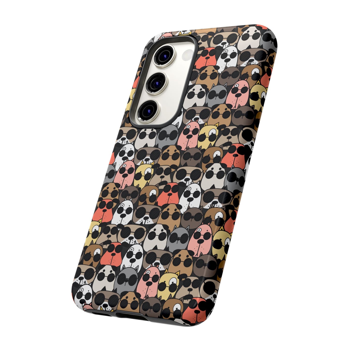 Dog Phone Case - Cute Dog Design - Tough Cases