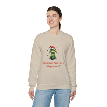 Christmas Cat Sweatshirt-Christmas Crewneck-Funny Cute Cat Sweater