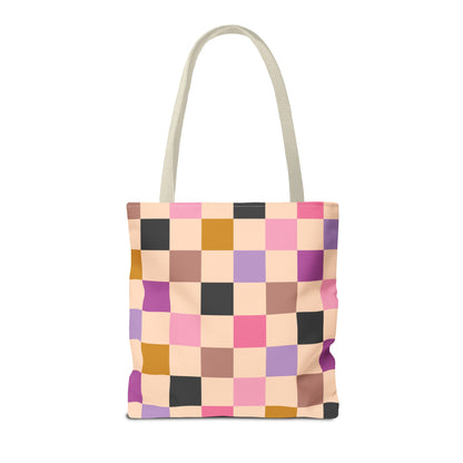 Checkered Tote Bag (AOP)