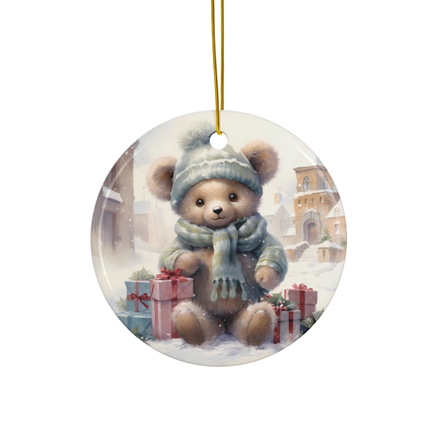 Bear Ornament, Cute Christmas Tree Ornament