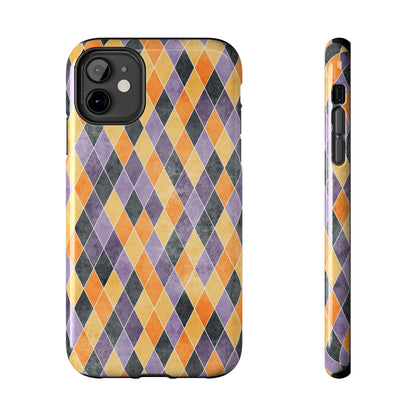 Geometric Cell Phone Case Colorful iPhone Case, Cute Cool Phone Case