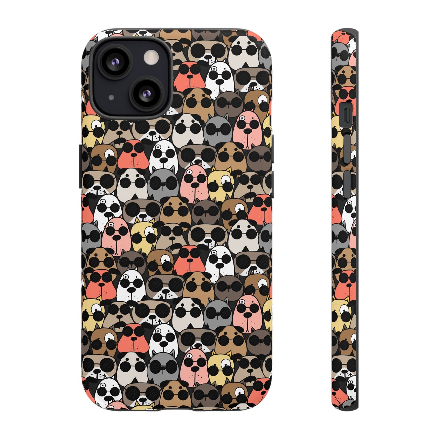 Dog Phone Case - Cute Dog Design - Tough Cases