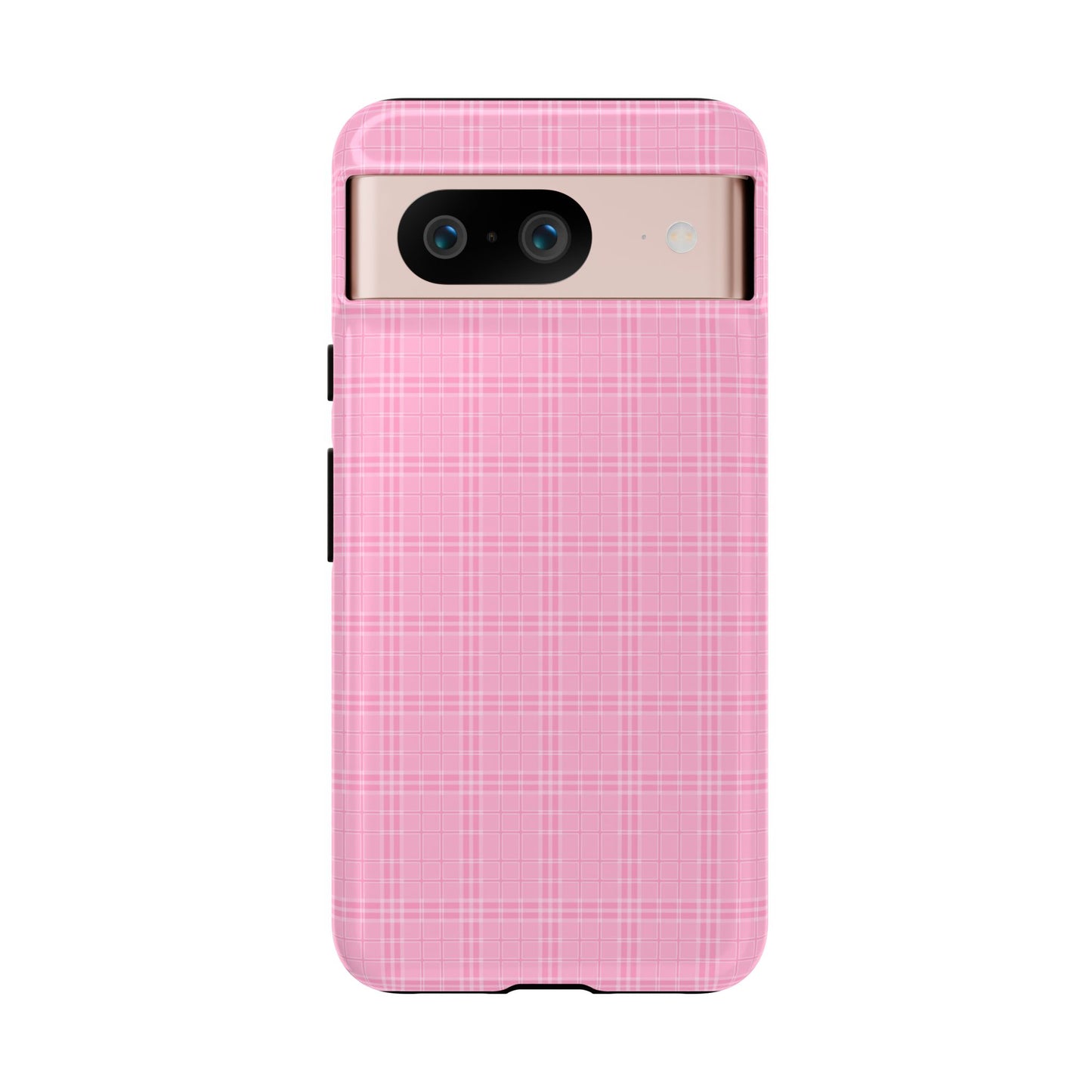 Pink Plaid Phone Case Pink Checkered Cell Phone Case