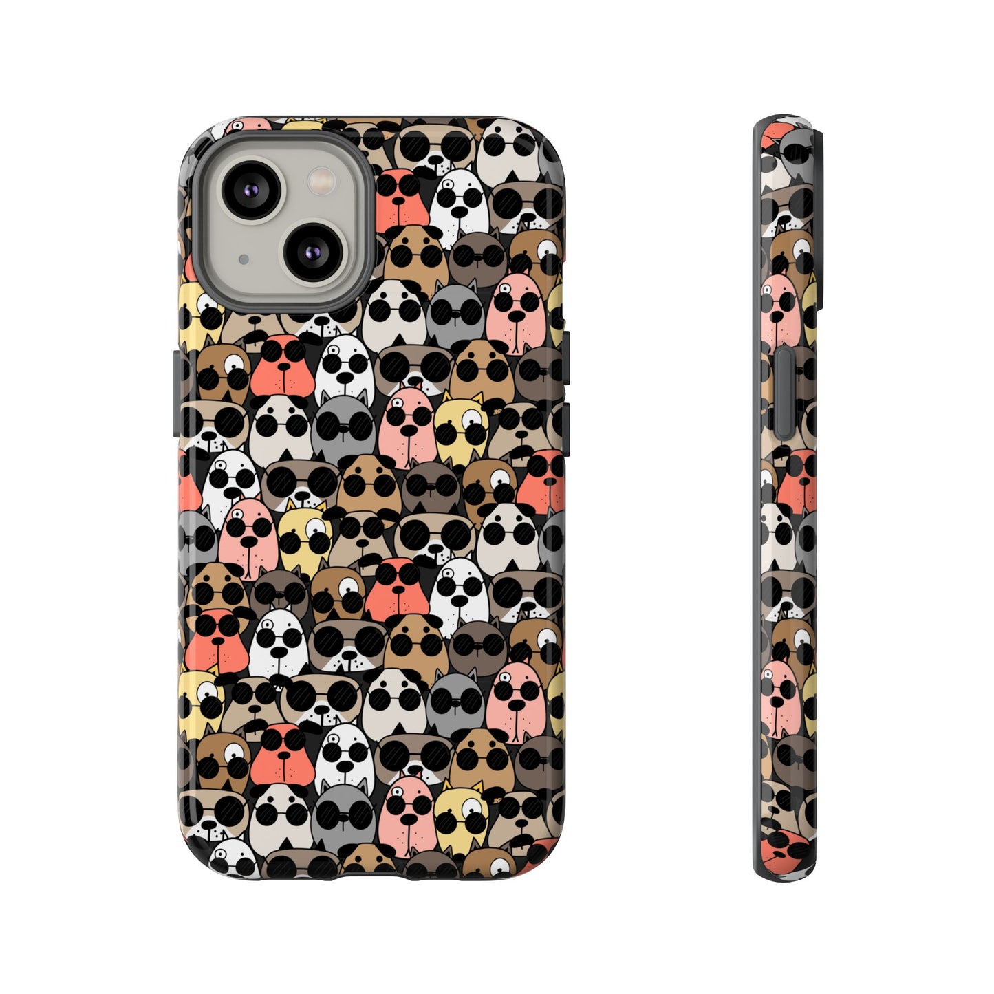 Dog Phone Case - Cute Dog Design - Tough Cases