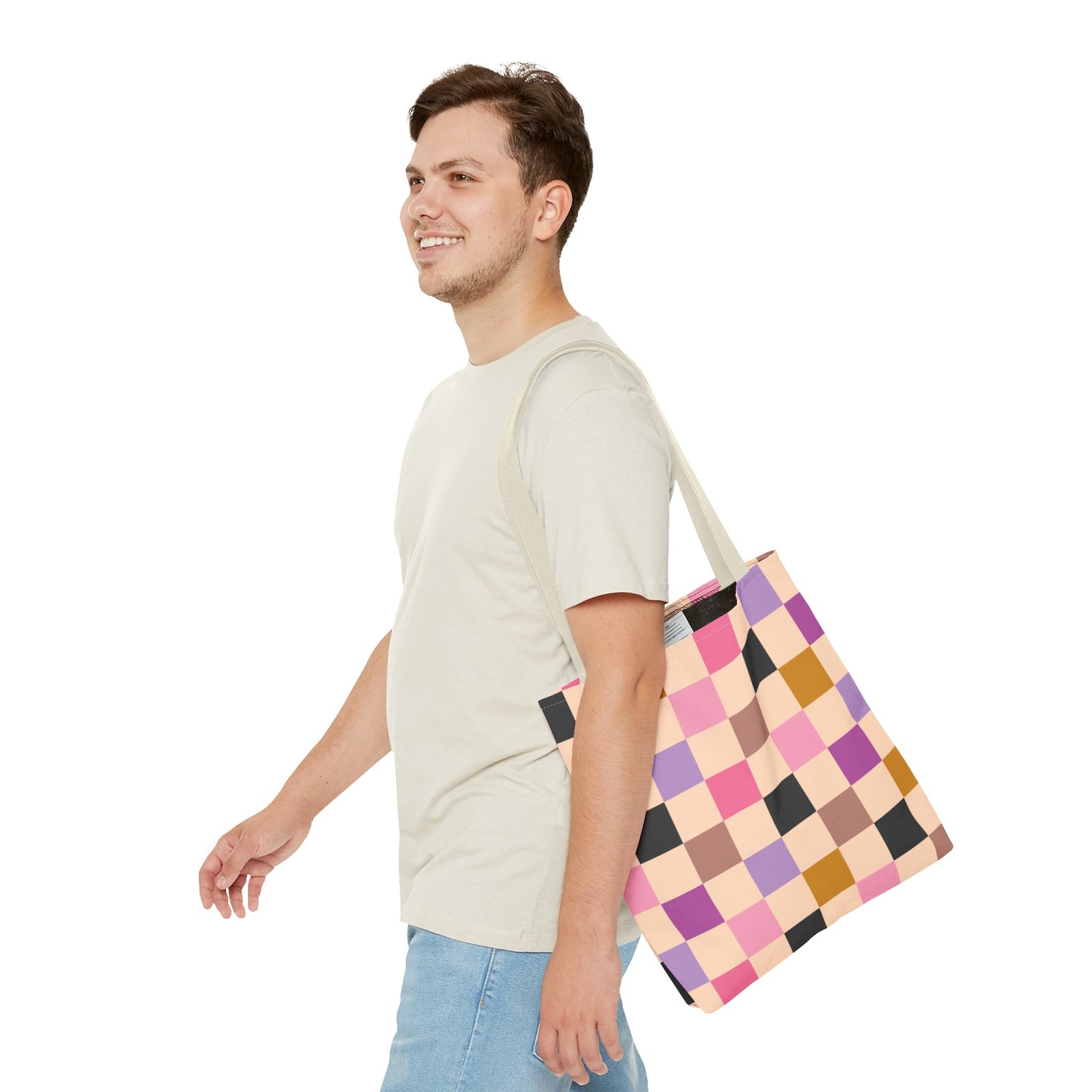 Checkered Tote Bag (AOP)