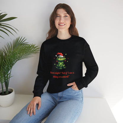 Christmas Cat Sweatshirt-Christmas Crewneck-Funny Cute Cat Sweater