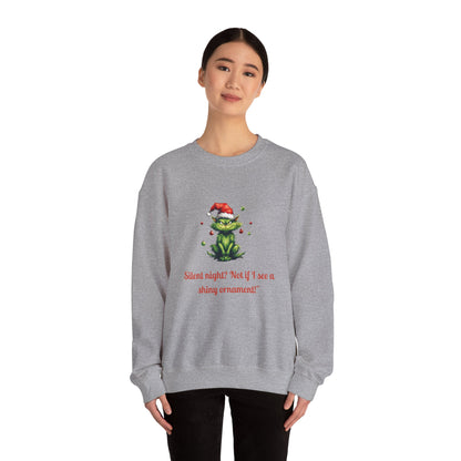 Christmas Cat Sweatshirt-Christmas Crewneck-Funny Cute Cat Sweater