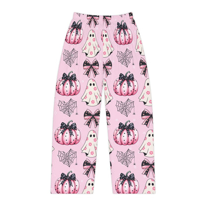 Pink Halloween Coquette Women's Pajama Pants Loungewear,