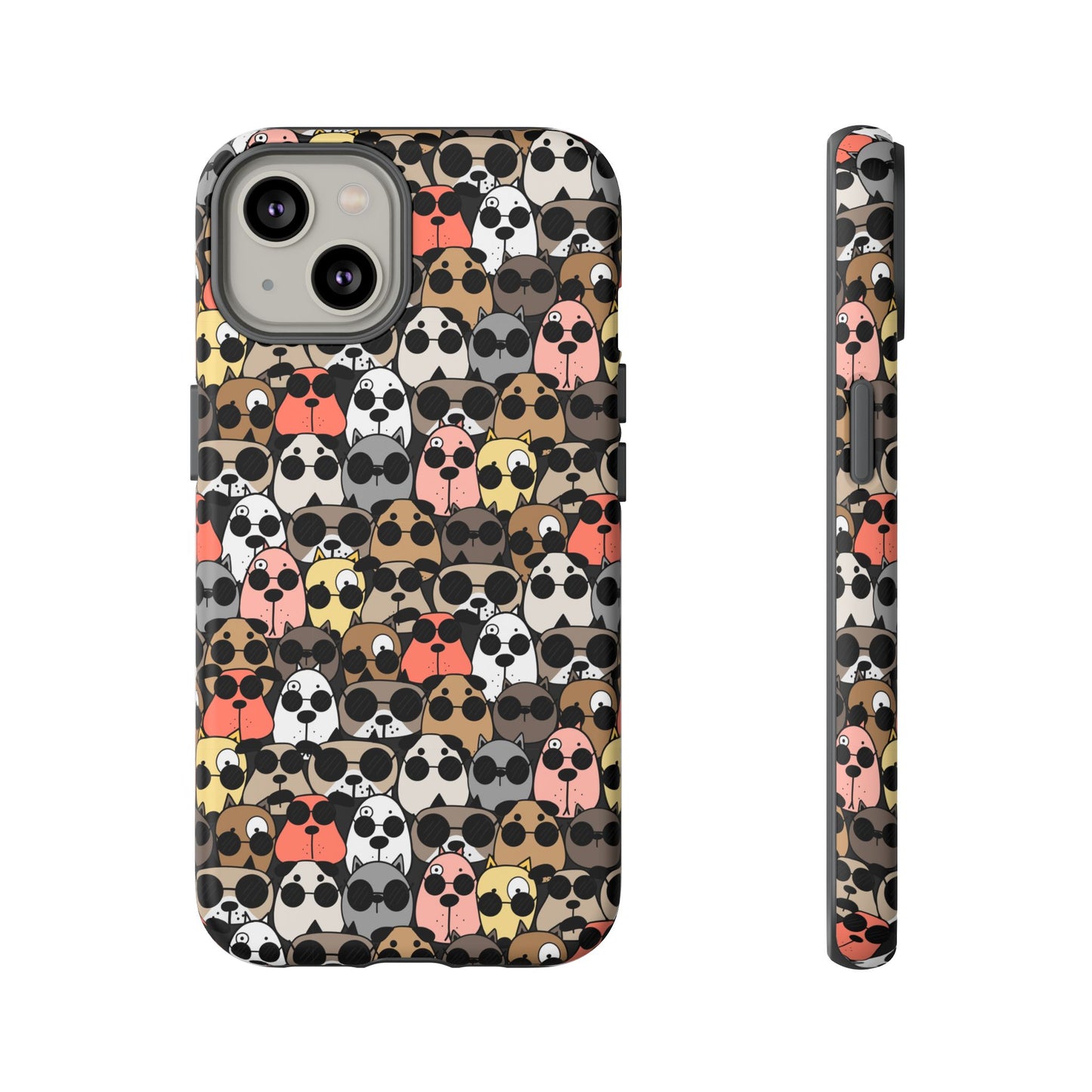 Dog Phone Case - Cute Dog Design - Tough Cases