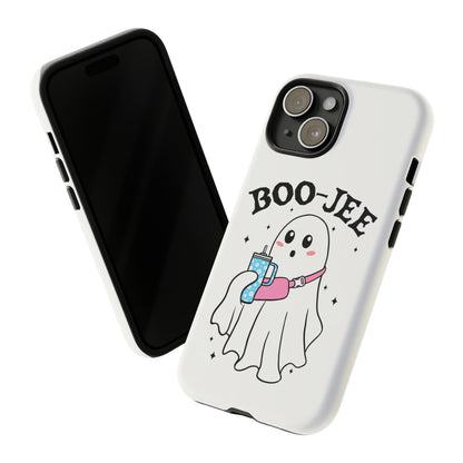 Boo Jee Ghost Phone Case, Halloween Cell Phone Case, Cute iPhone 15 Case