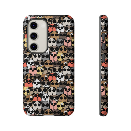 Dog Phone Case - Cute Dog Design - Tough Cases