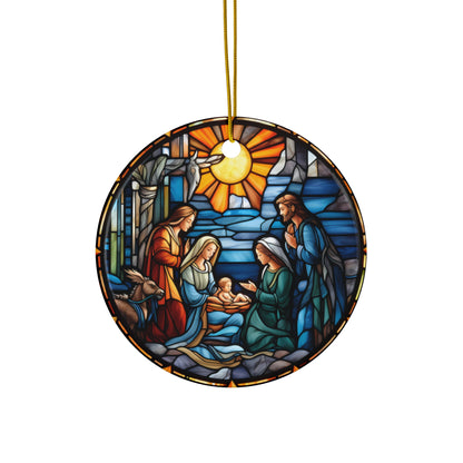 Christmas Ceramic Ornament, Christian Gift