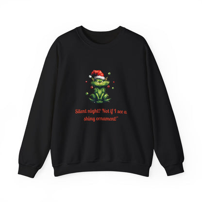 Christmas Cat Sweatshirt-Christmas Crewneck-Funny Cute Cat Sweater